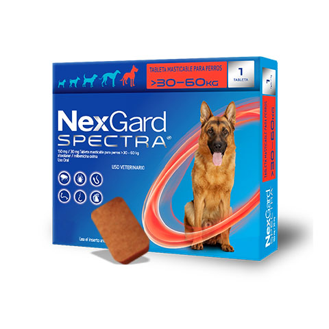 Desparasitante Interno y Externo para Perro Nexgard Spectra