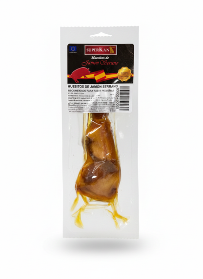 Snack Superkan Huesos de Jamón Serrano 3 unidades