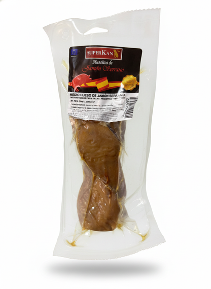 Snack Superkan Huesos de Jamón Serrano 2 unidades