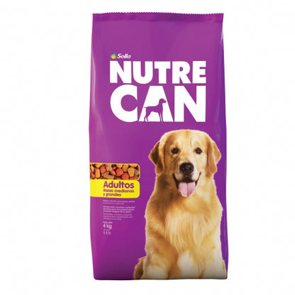 Alimento Seco Para Perros Adultos NutreCan Raza Mediana y Grande