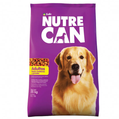Alimento Seco Para Perros Adultos NutreCan Raza Mediana y Grande