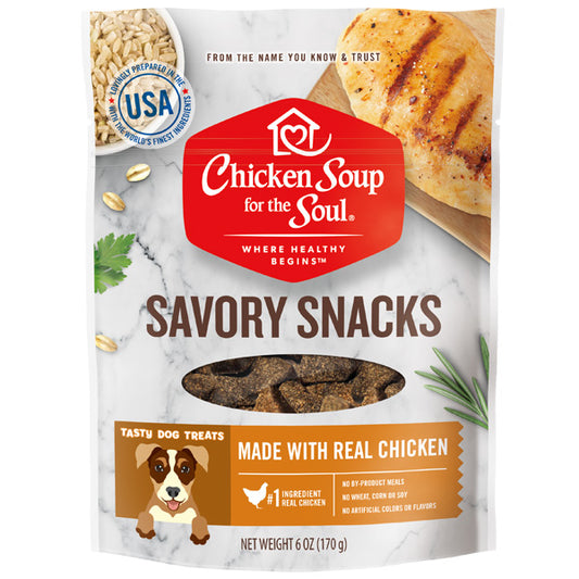 Savory Snacks Chicken Soup para Perros