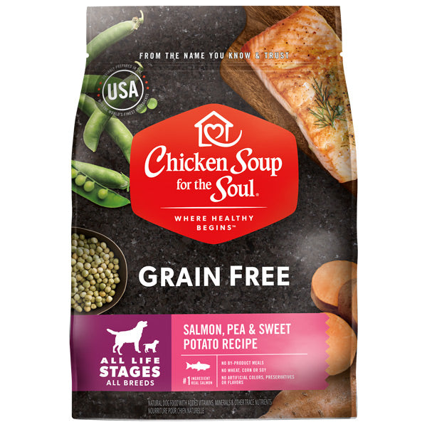 Alimento Chicken Soup Grain Free Perros - Sabor a Salmon