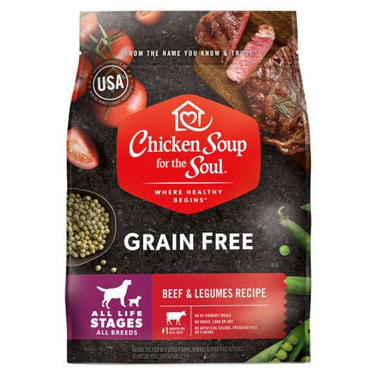 Alimento Chicken Soup Grain Free Perros - Sabor a Carne de Res