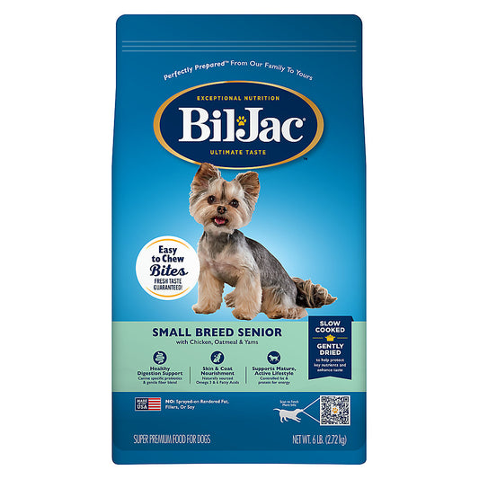 Alimento seco para Perros BilJac Senior Raza Pequeña 6 Lb