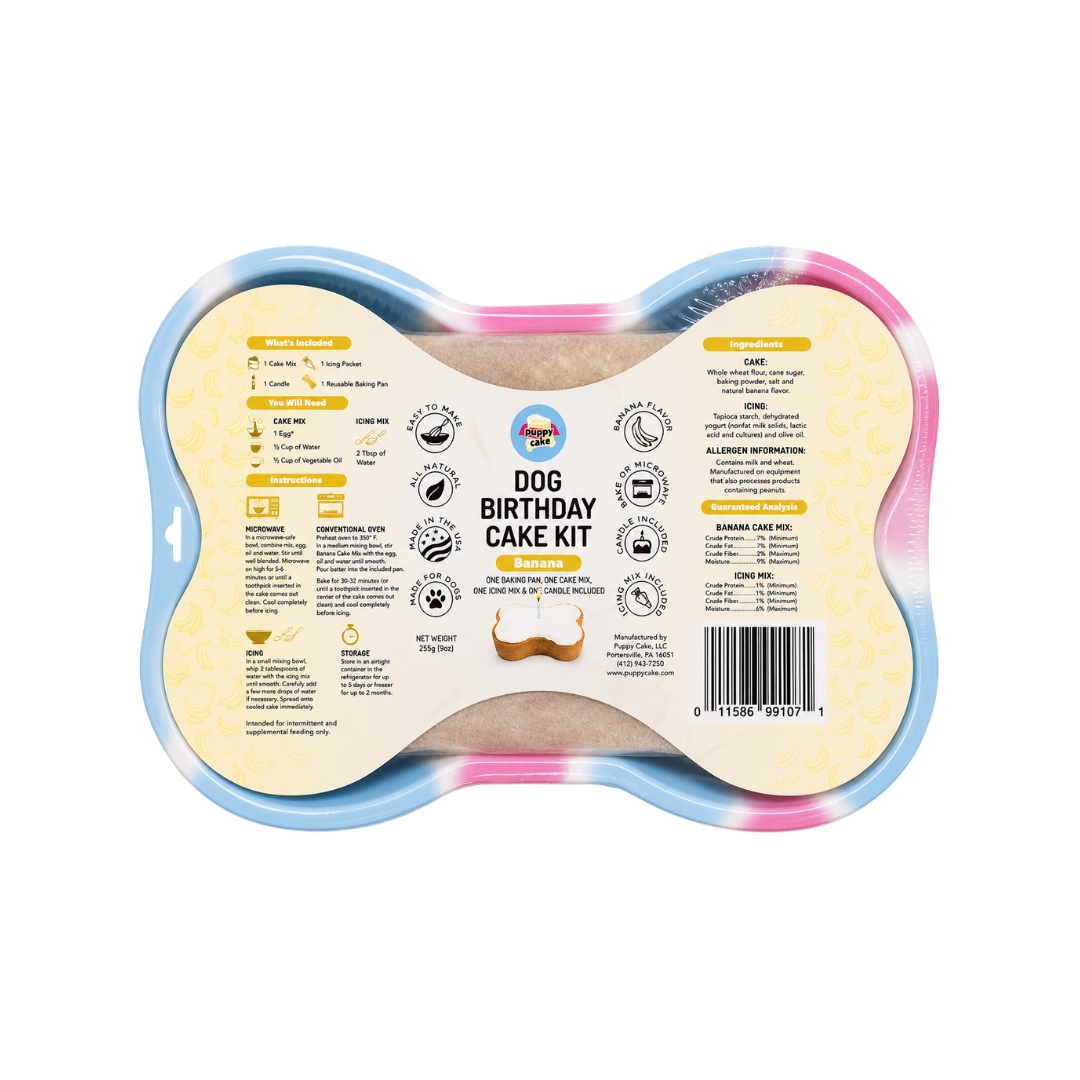 Kit Para Pastel de Cumpleaños/ Banana