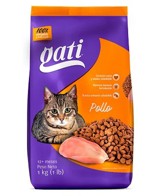 Alimento Para Gatos Adultos Gati Pollo 2 LB