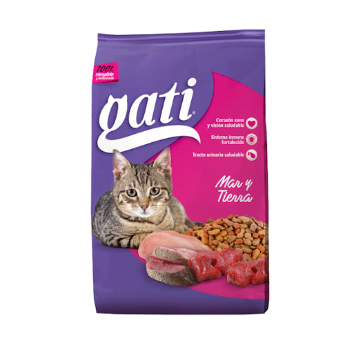 Alimento Seco Para Gatos Adultos Gati Mar y Tierra 2 LB