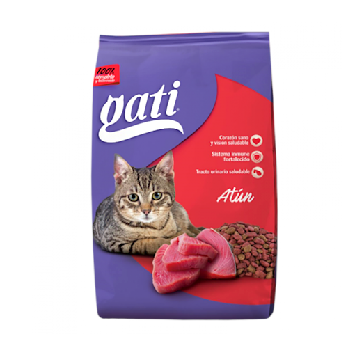 Alimento Seco Para Gatos adultos Gati Atun 2 LB