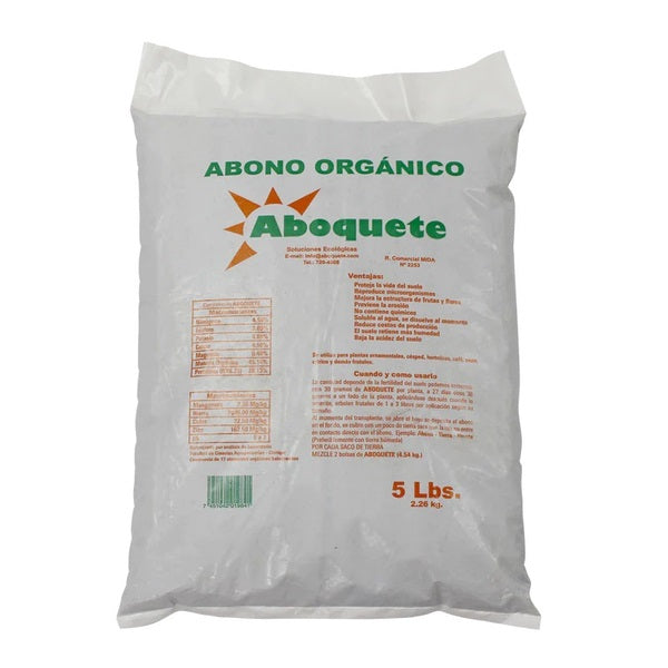 Abono Orgánico Aboquete 5 Lbs