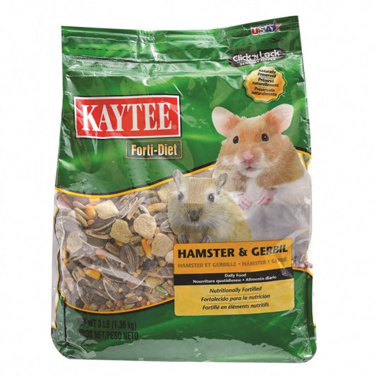 Alimento Kaytee Forti Diet Hámster y Gerbil 3 Lb