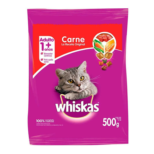 Alimento Seco Para Gatos Whiskas Carne Original