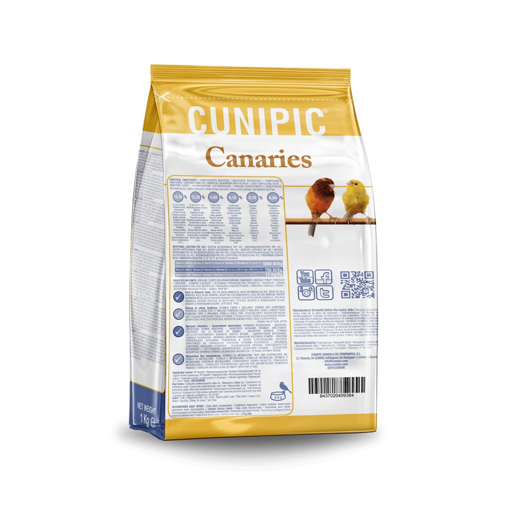 Alimento para Aves Cunipic Canarios 1 Kg