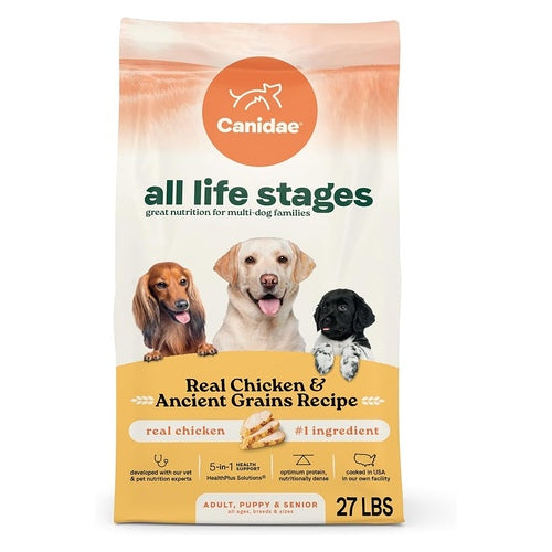 Alimento Canidae de Pollo y Granos Para Perros 27LB