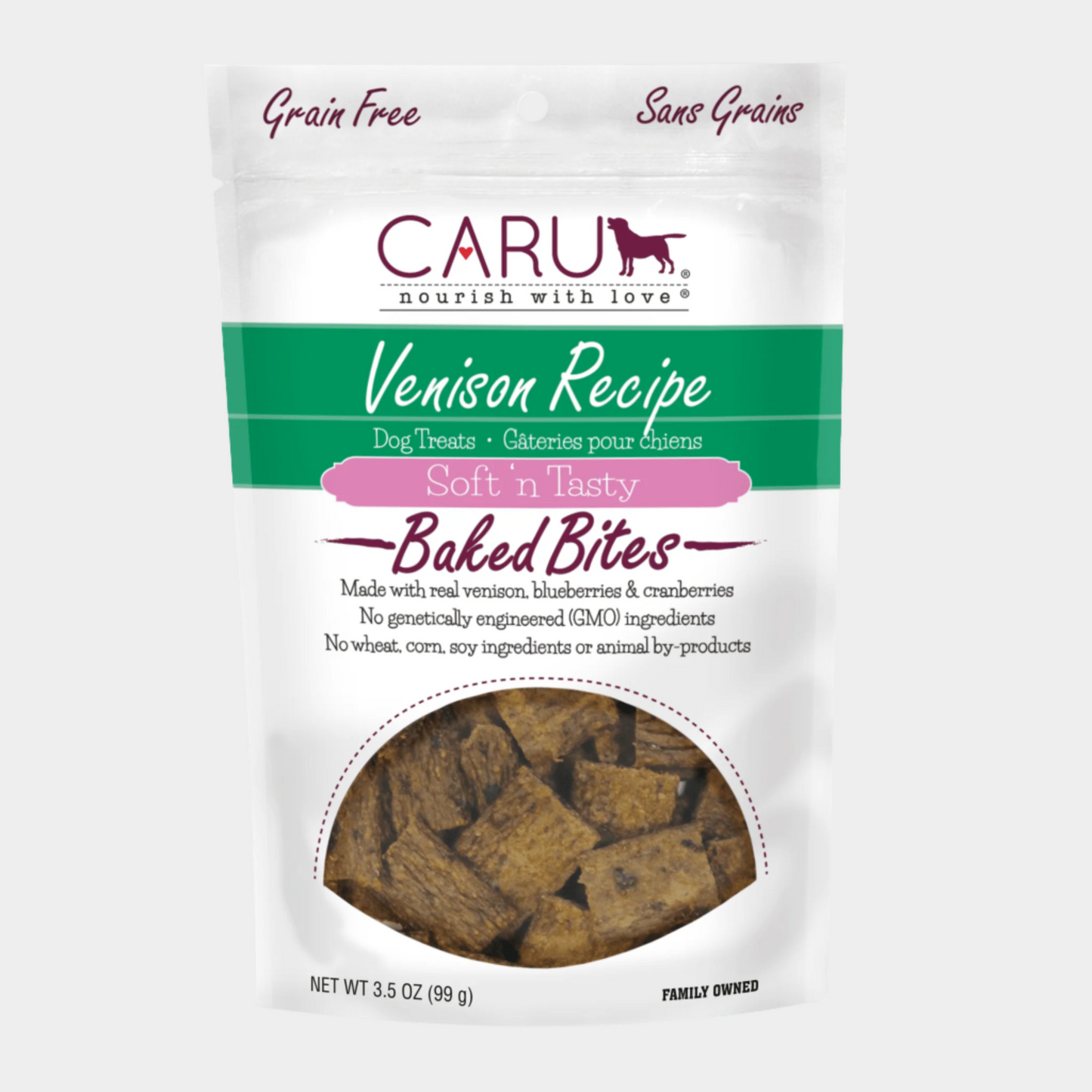 Caru Snack Sabor Venado Para Perro 4OZ