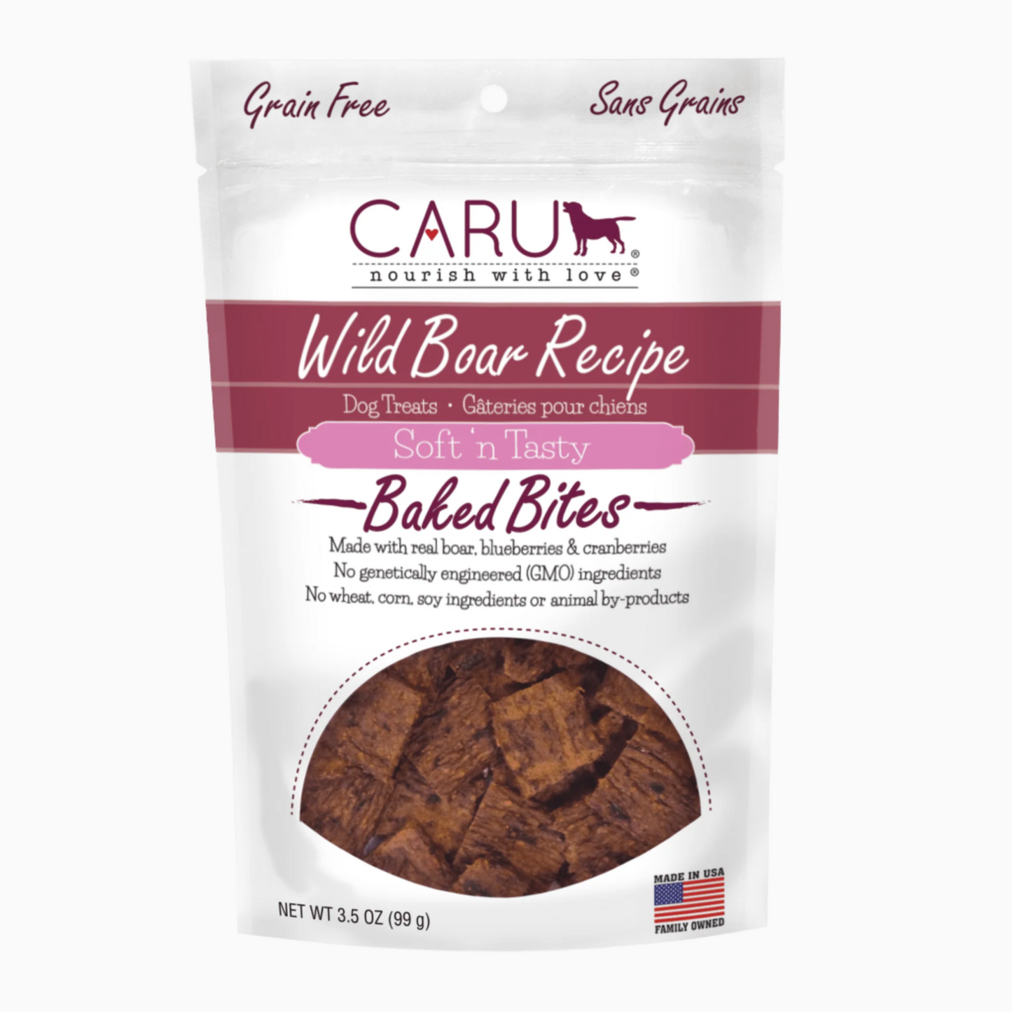 Caru Snack Sabor Jabalí Para Perro 4OZ