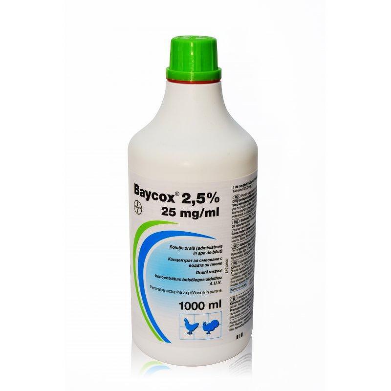 Coccidicida Toltrasuril 25G / Litro 2.5%