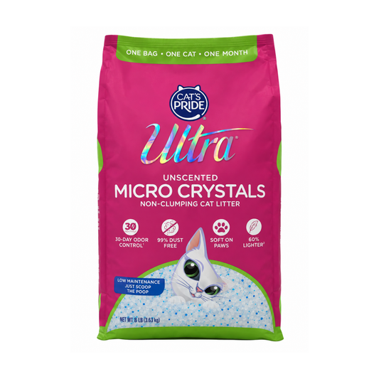 Arena para gato ultra micro cristales 8 Lbs