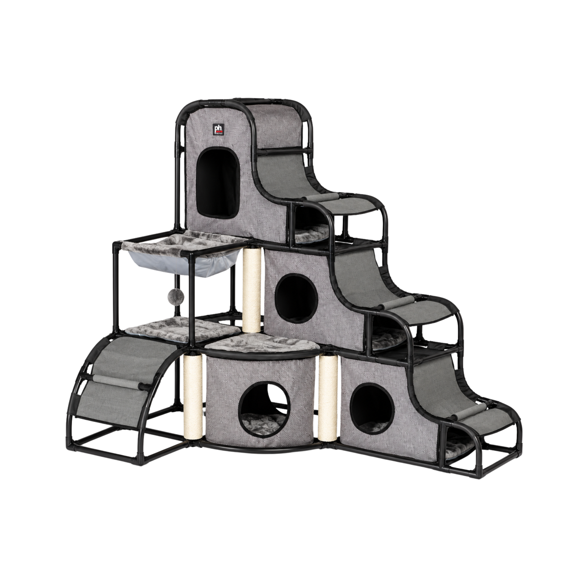Mueble Para Gato Gris Extra Grande