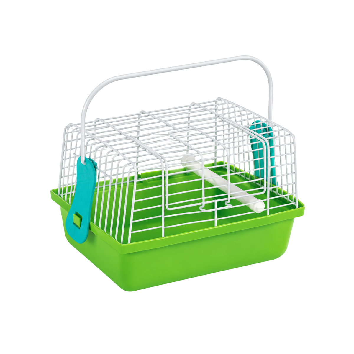Jaula Transportadora De Aves Pequeña-  Verde