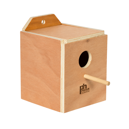 Caja Nido Para Aves De Madera Mediana