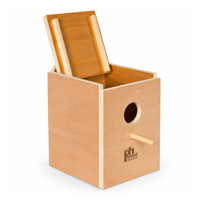 Caja Nido Para Aves De Madera Grande