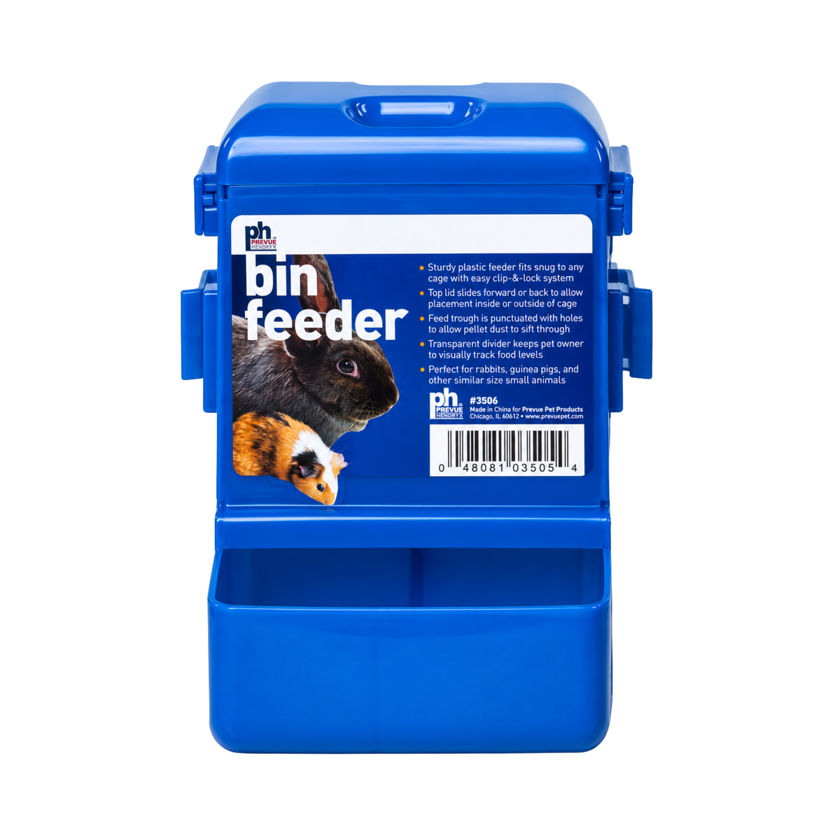 Comedero De Plasticvo Para Roederores-  Azul
