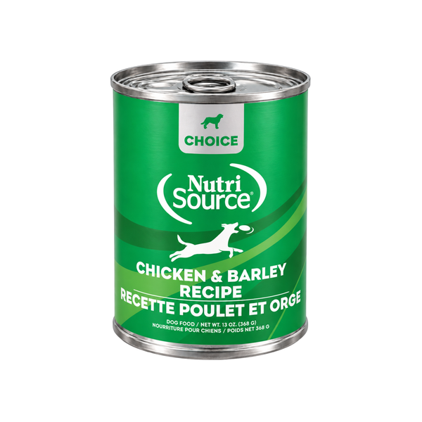 Alimento Nutri source Lata Pollo y Cebada 12.3OZ