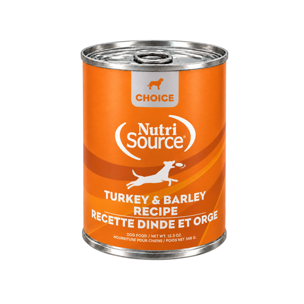 Alimento NutriSource Lata Pavo y Cebada 12.3OZ