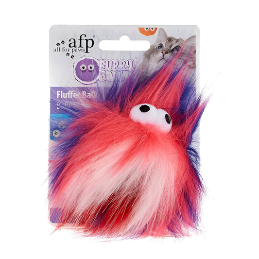 Juguete Para Gato- Bola Fluffy Rojo
