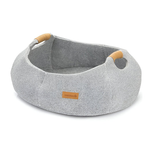 Cama Cesta Gris para Gatos