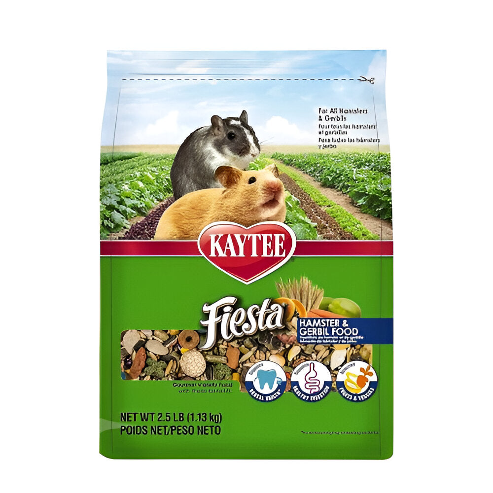 Alimento Fiesta Hamster Gerbil 2.5Lb
