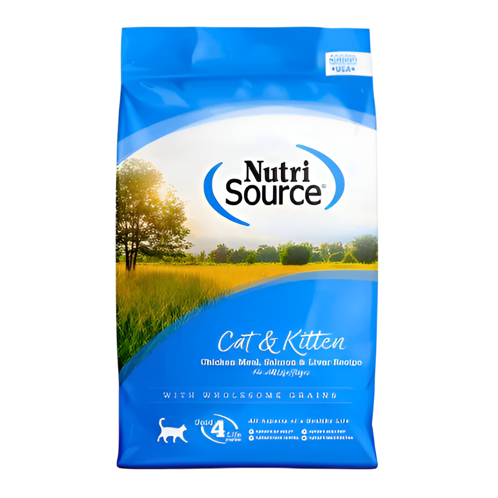 NutriSource Gato y Gatito Pollo, Salmón & Hígado 4 LB