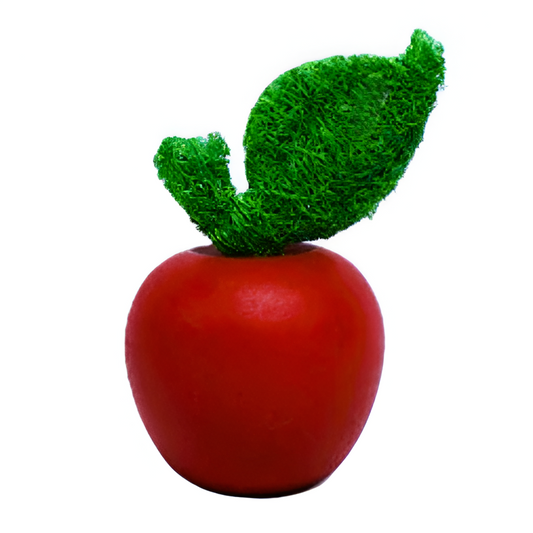 Juguete De Manzana Roja Pequeñas Especies