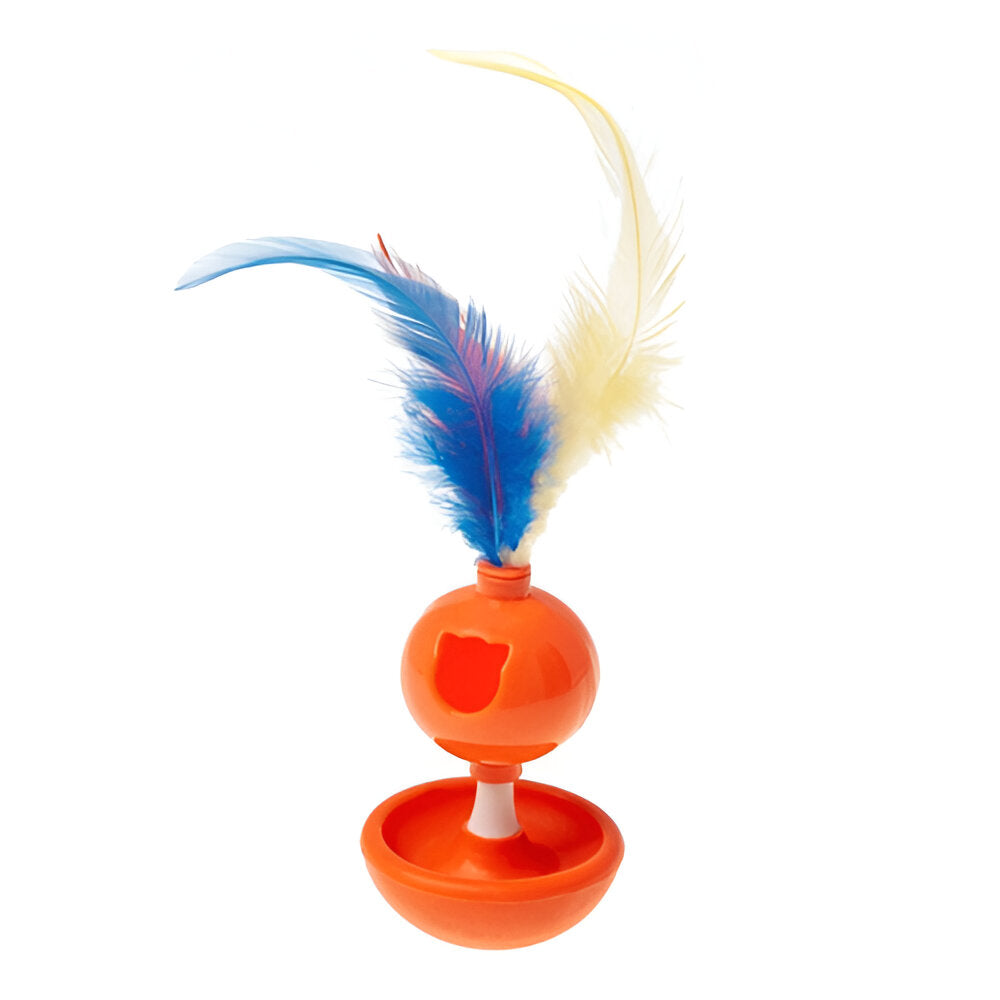 Juguete Con Plumas y Dispensador