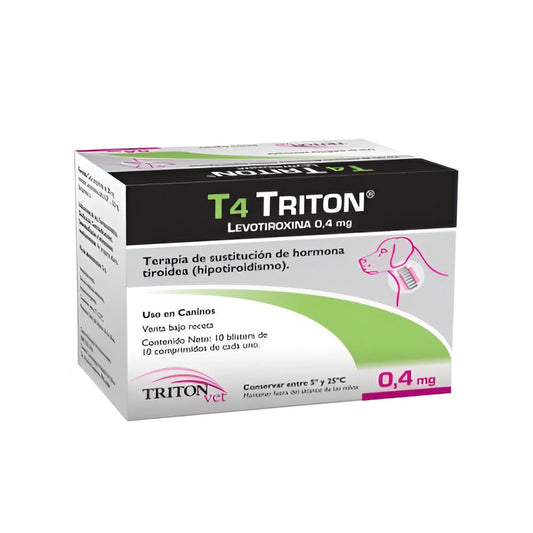 Tritonvet Levotiroxina 0.4Mg 1 Tab