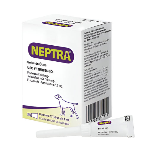 Tratamiento para La Otitis Neptra Otic Solution 1 ml