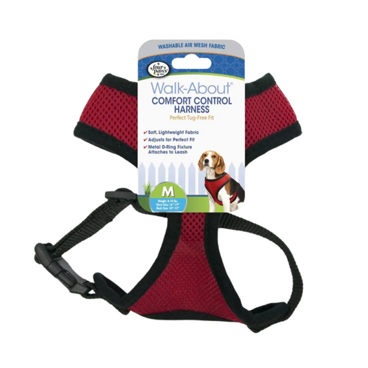 Pechera Four Paws Confort Control Roja M