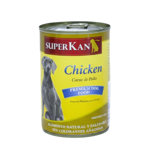 Alimento en Lata SuperKan Sabor a Pollo 400 Gramos