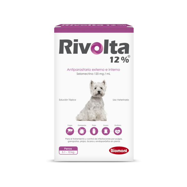 Rivolta 12 % x 0.5 ML / Pipeta Perros