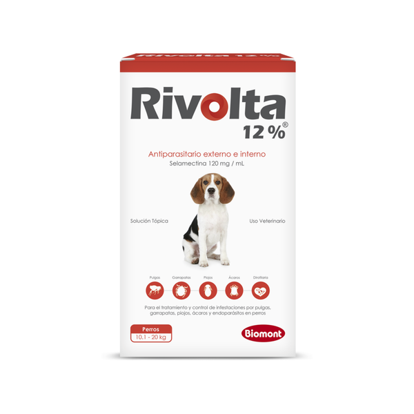Rivolta 12 % x 1.0 ML / Pipeta Perros