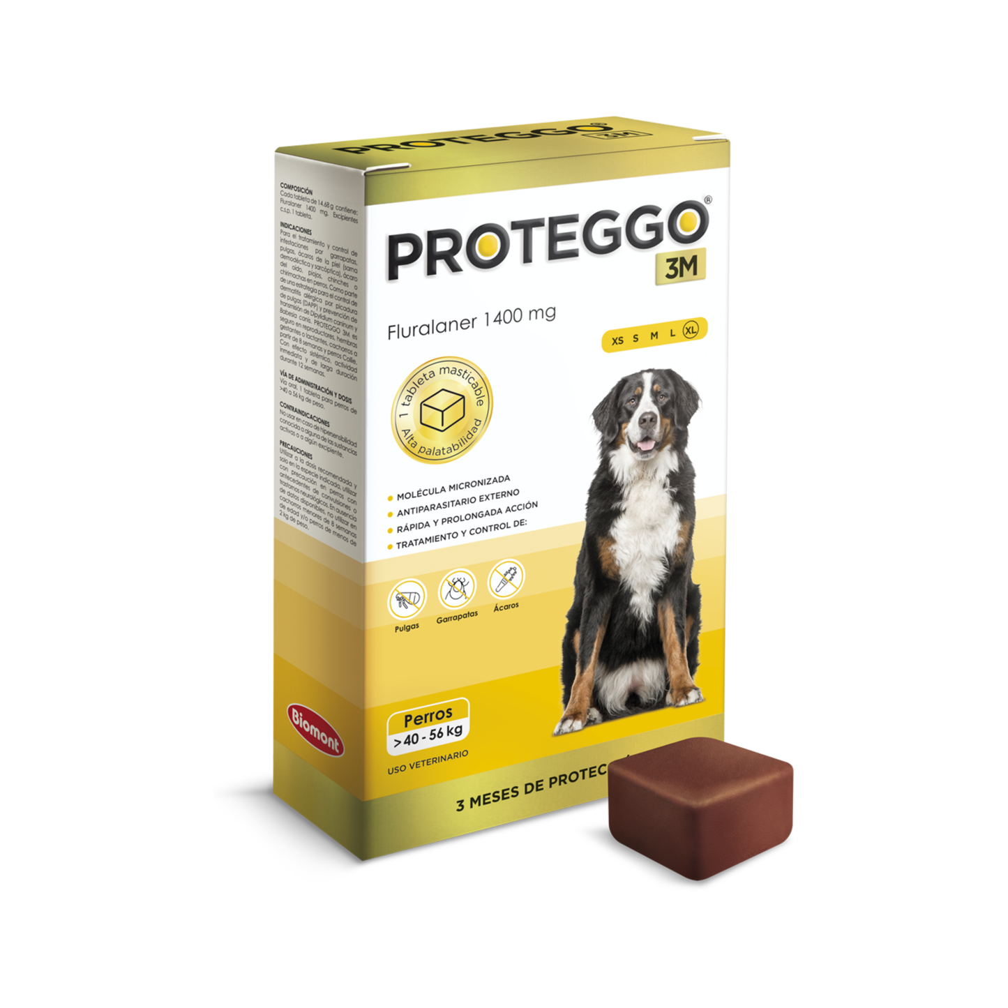 Proteggo 3M ( 1,400 MG ) - Caja 1 Tableta