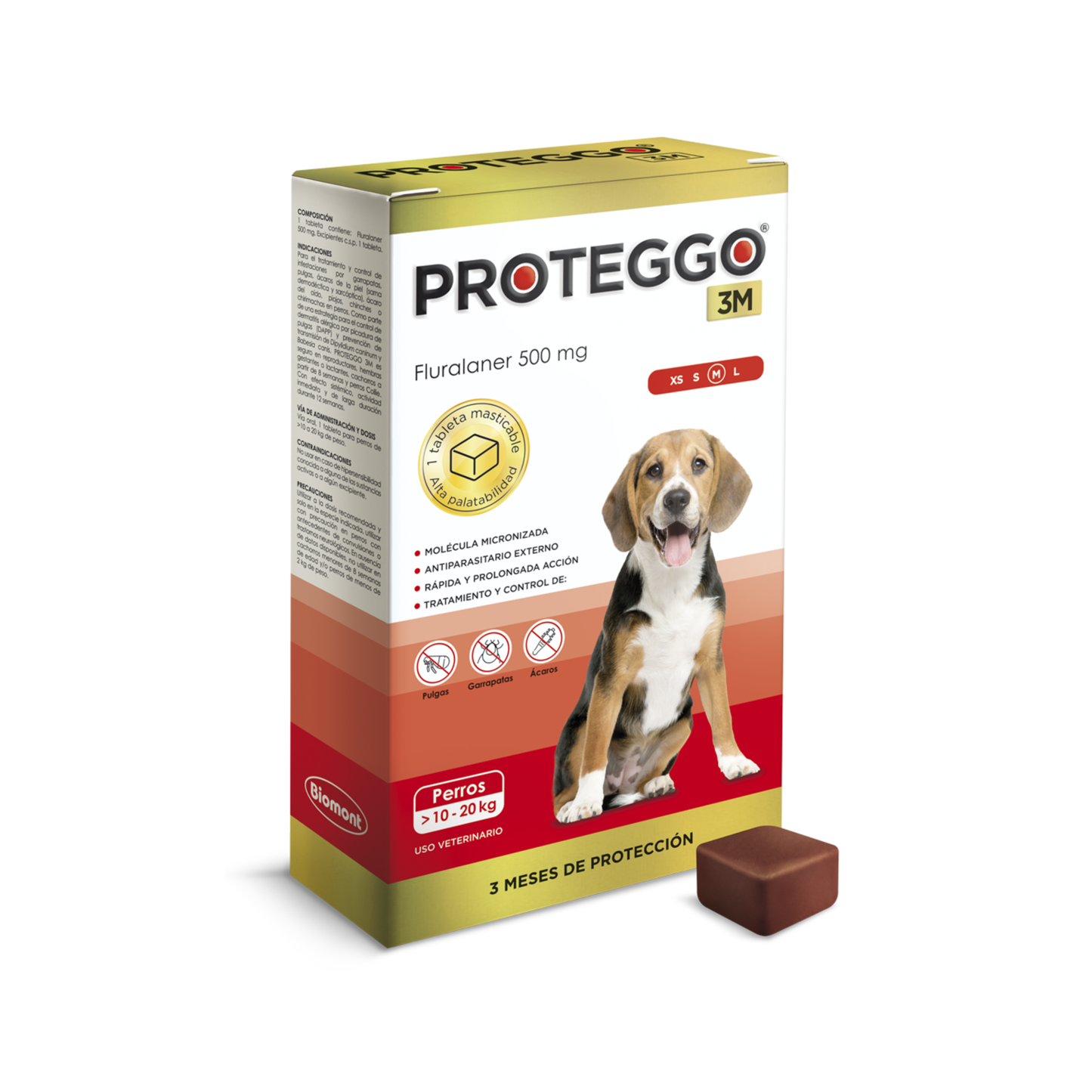 Proteggo 3M (500 MG ) - Caja 1 Tableta
