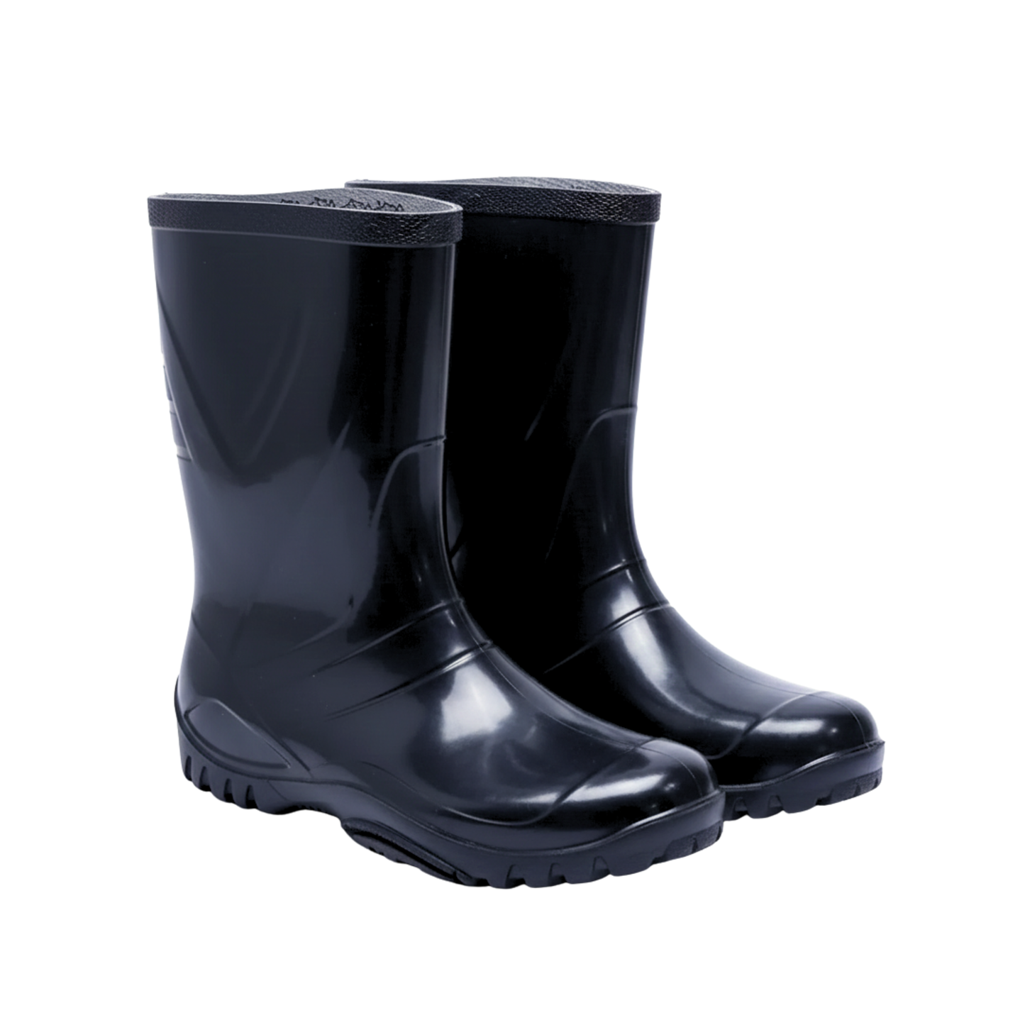 Bota Pvc Negra #31