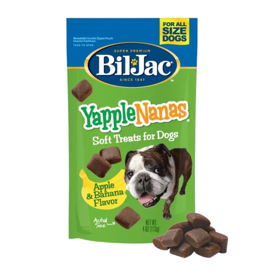 Snack BilJac Yapplenanas Treats Suaves 4 Onzas