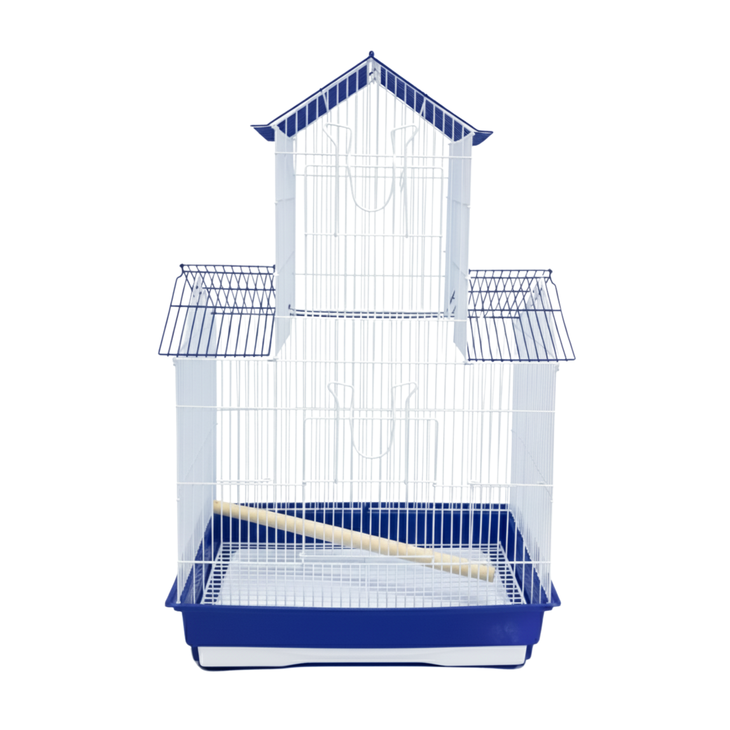 Jaula para Aves de Metal Azul.