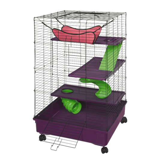 Jaula Kaytee para Hurón con Ruedas 2X2