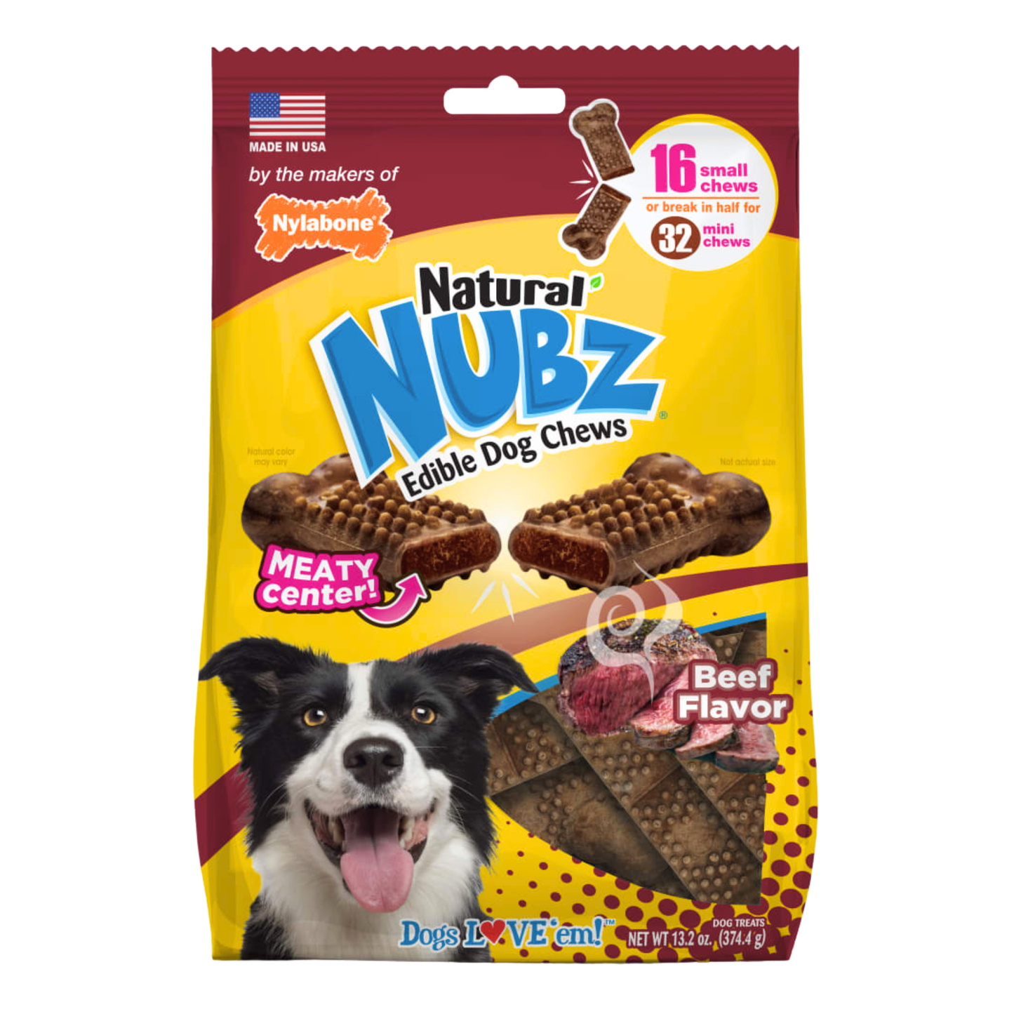 Snack Nubz Con Relleno Carne De Res 16Ud