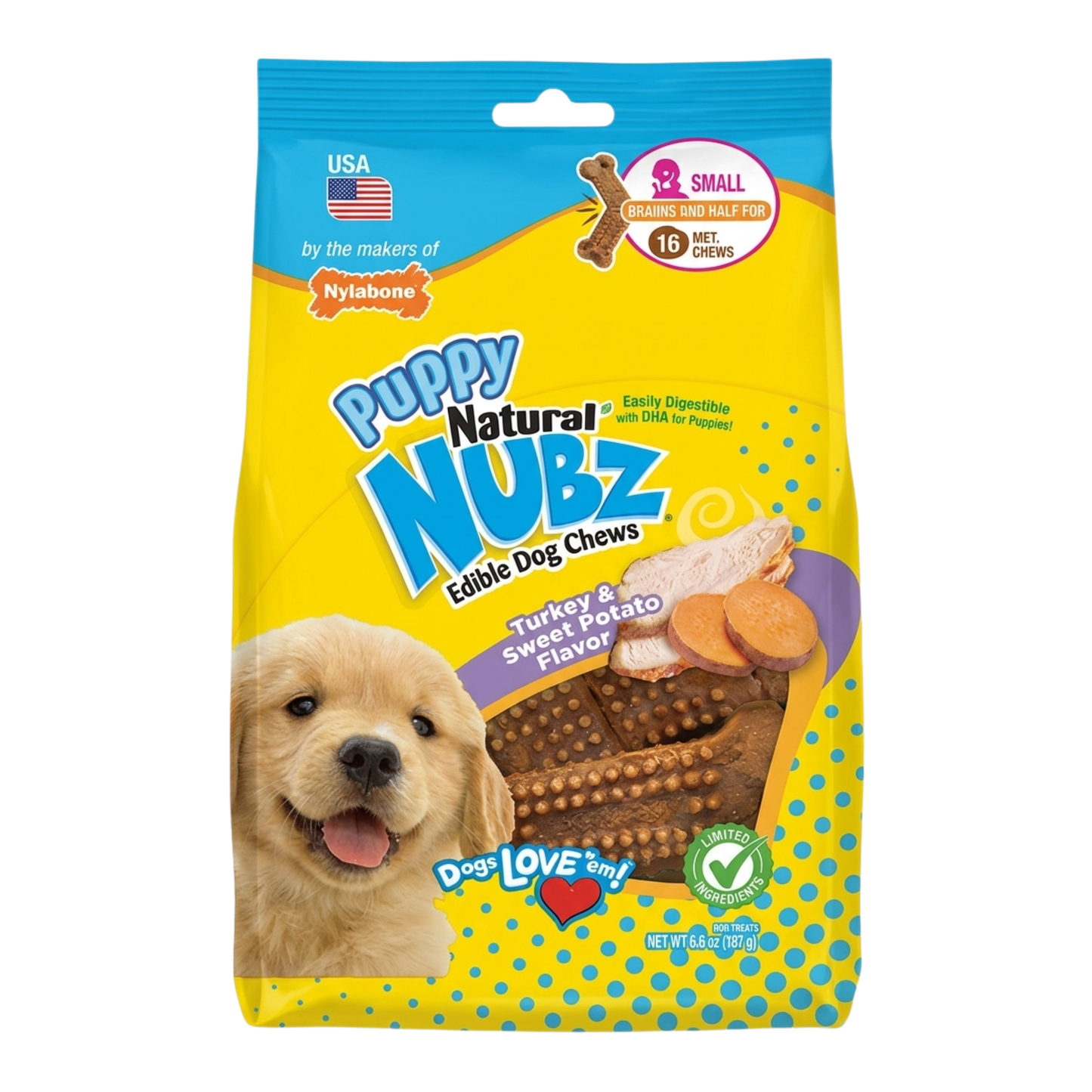 Snack Nubz Relleno de Pavo y Batata 8Ud