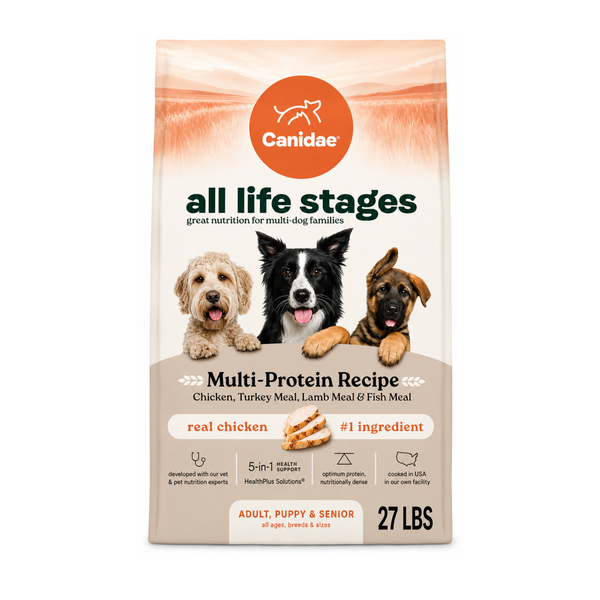 Alimento Canidae Multiproteinas Para Perros 27LB